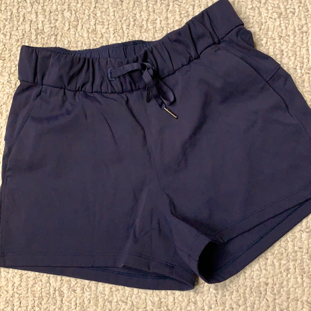 Women’s lululemon size 4 navy shorts